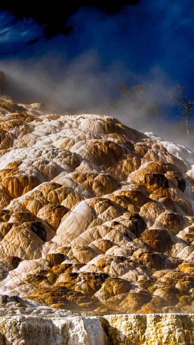 Mammoth Hot Springs, 4k, Hd Wallpaper, Yellowstone, - National Parks In Usa 1920 * 1080 - HD Wallpaper 