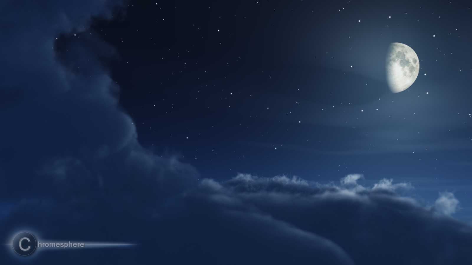 Dream Night Sky Clouds - HD Wallpaper 