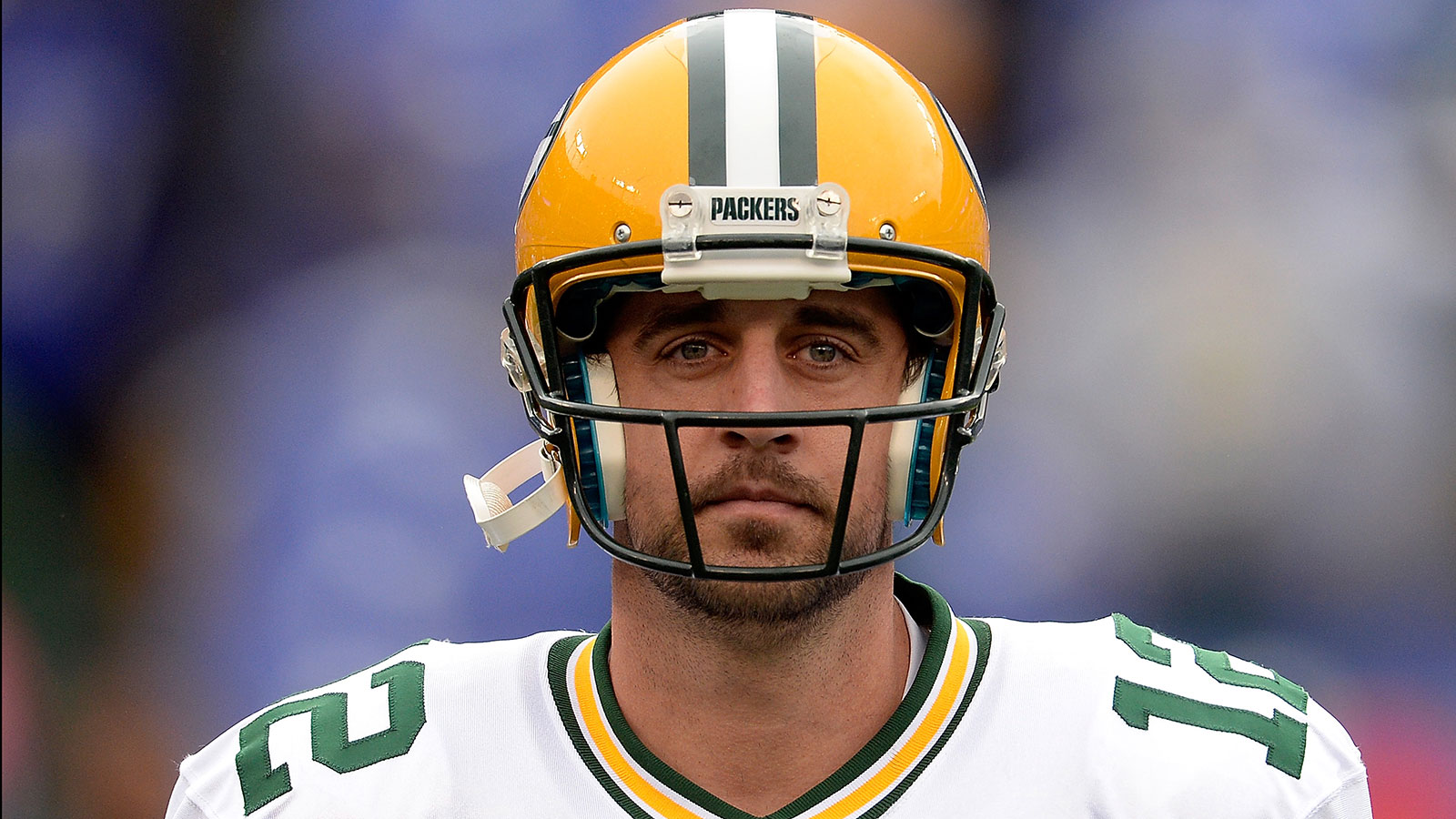 Aaron Rodgers With Helmet - HD Wallpaper 