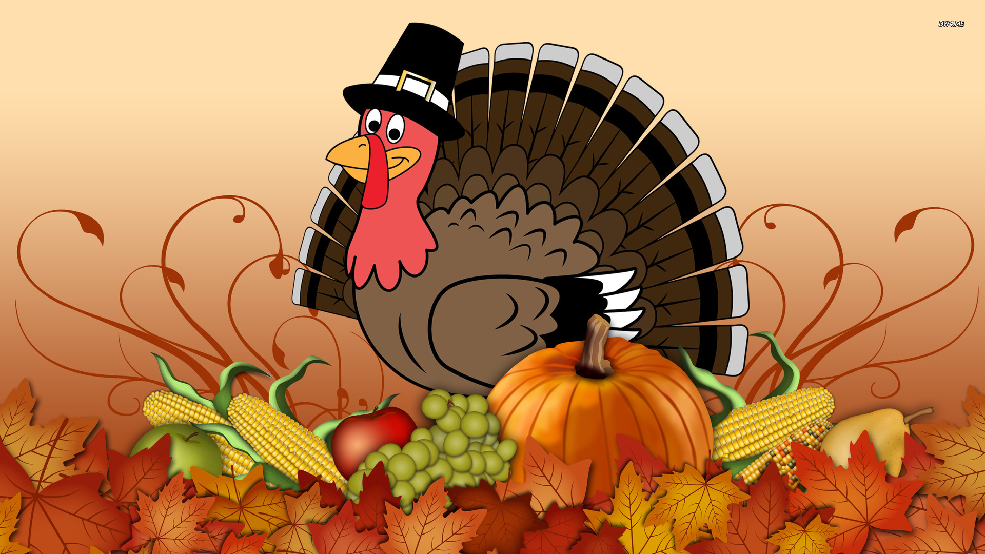 3d Live Wallpapers For Desktop Hd Free Download - Thanksgiving Wallpaper With Turkey - HD Wallpaper 