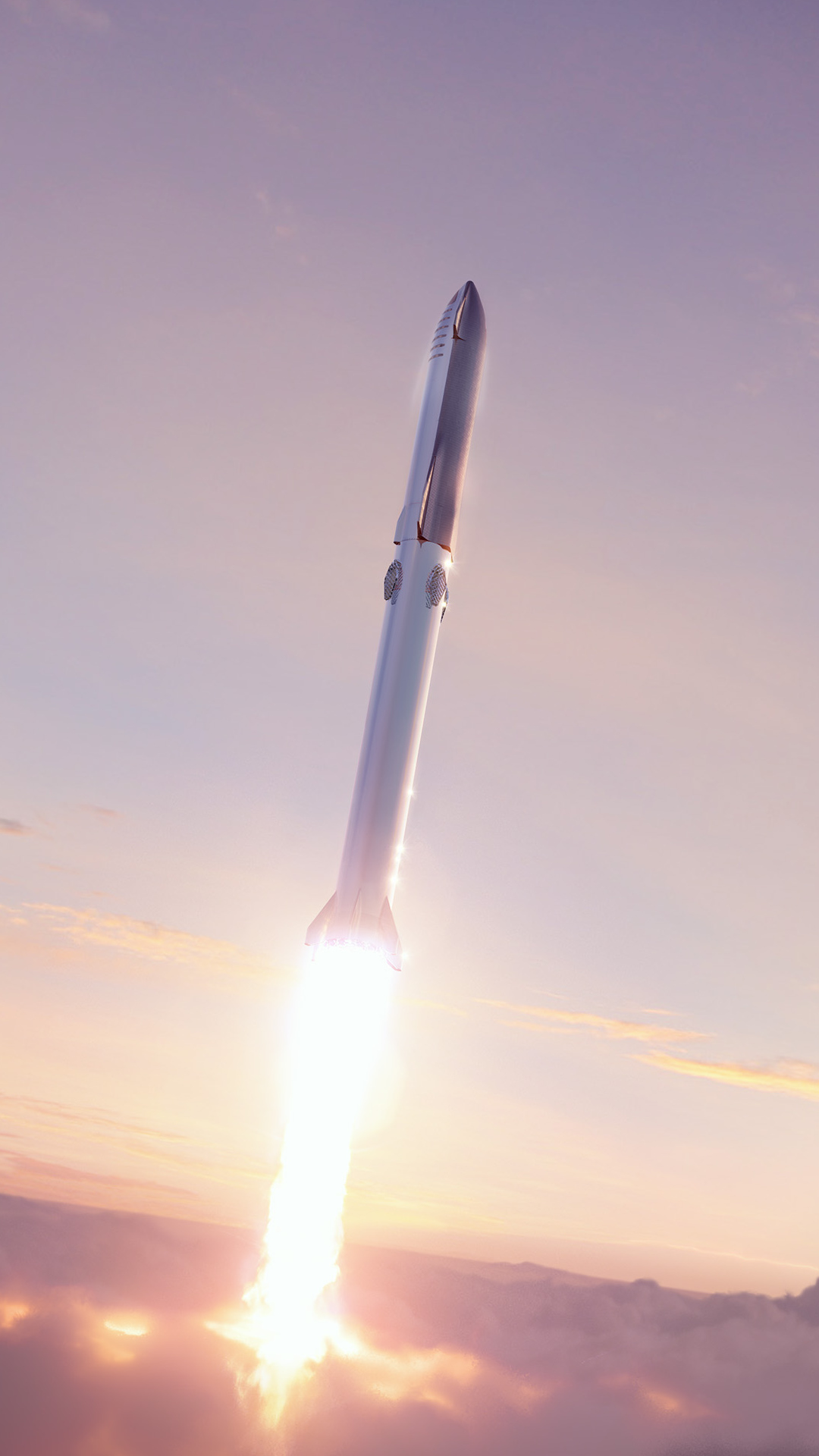 16 Mobile Hd Wallpaper Of Spacex S New Starship Super - Spacex Wallpaper Mobile - HD Wallpaper 