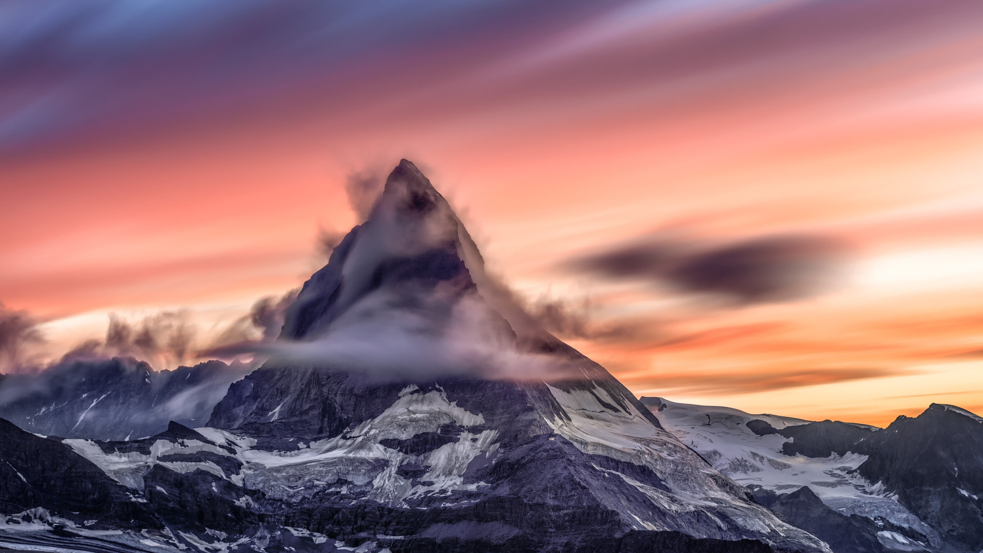 Matterhorn Mountain From Alps Wallpaper - Matterhorn 5k - HD Wallpaper 