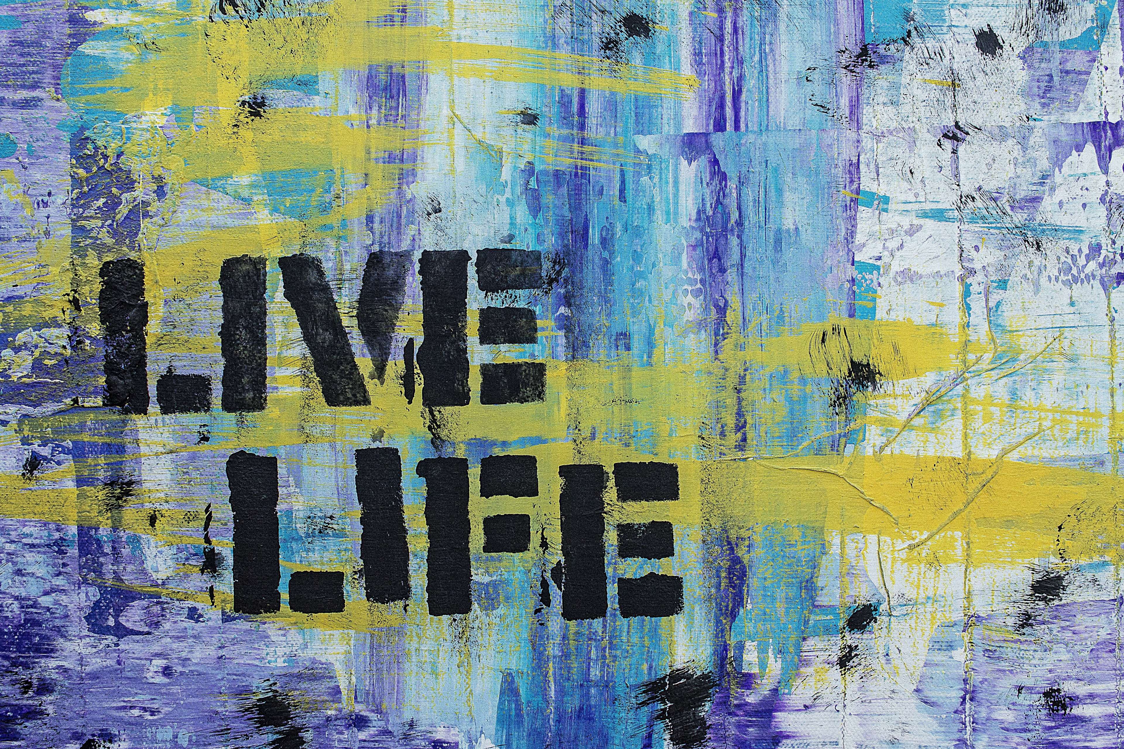 Live Life Graffiti - HD Wallpaper 