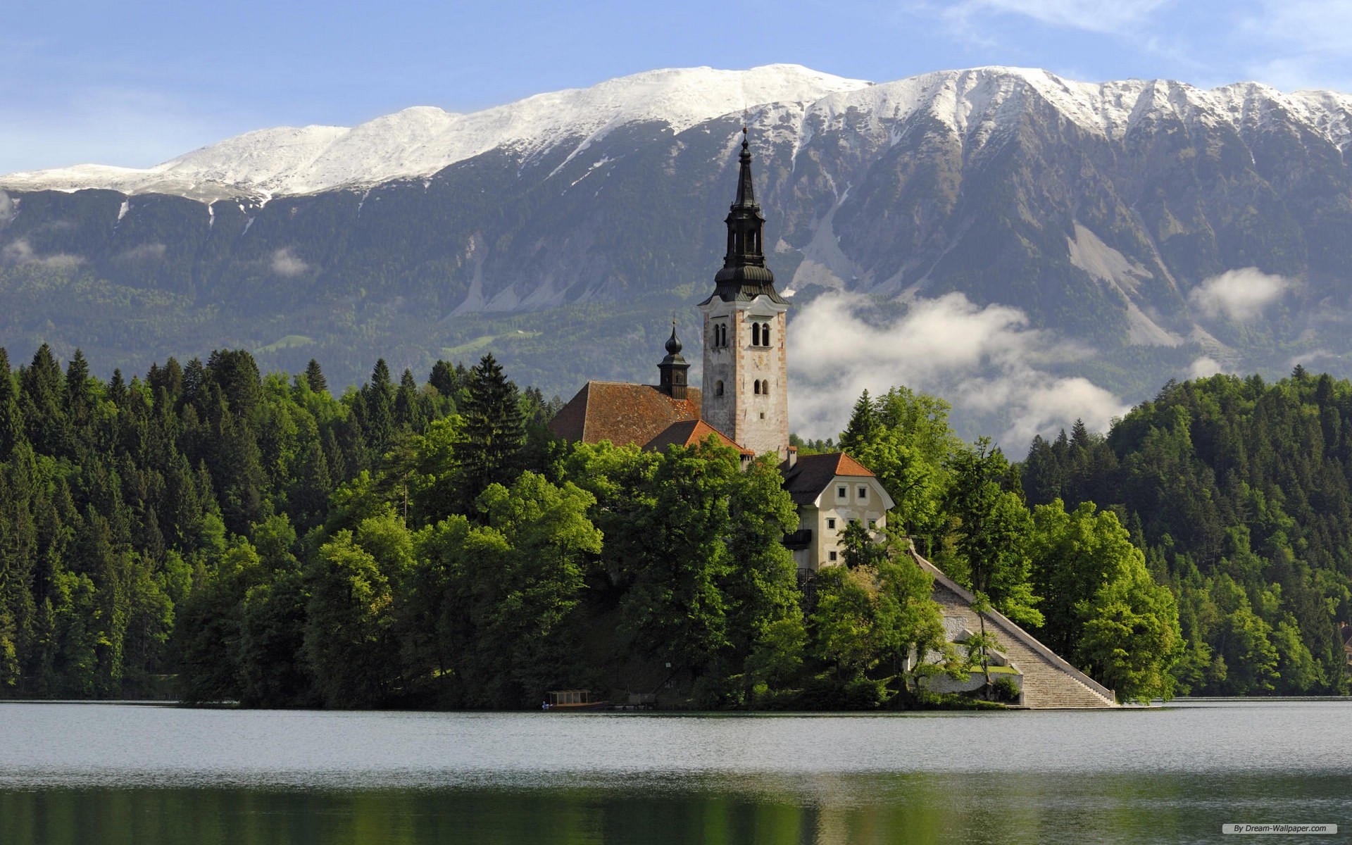 Free Travel Wallpaper - Lake Bled - HD Wallpaper 
