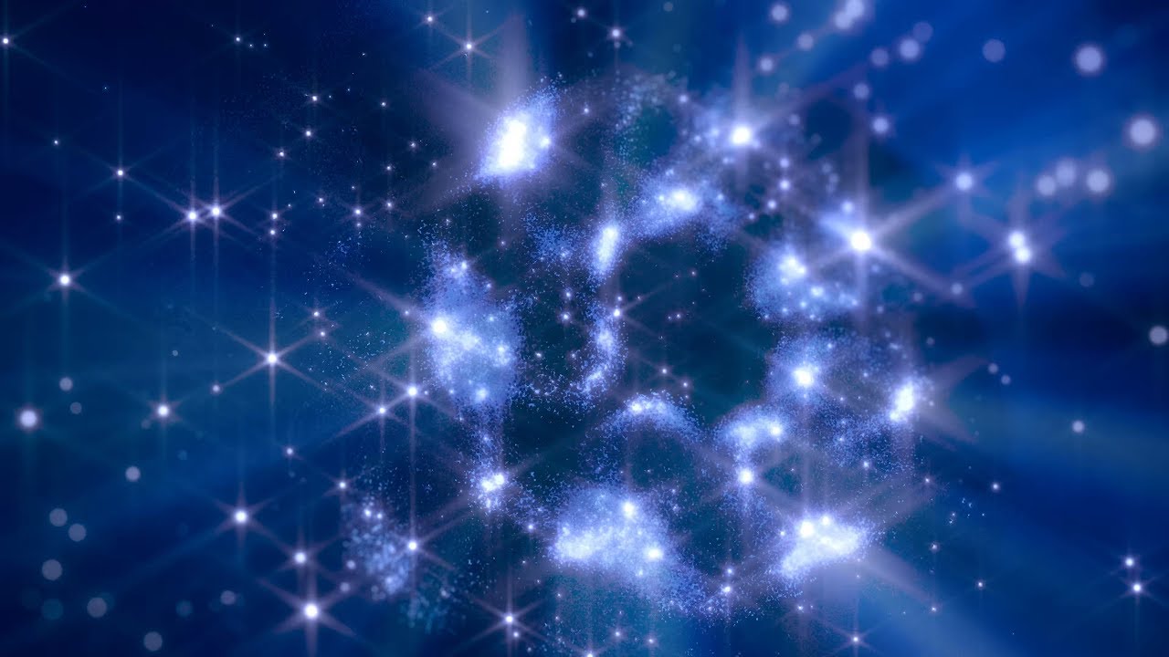 Blue Sparkling Sky Background - HD Wallpaper 