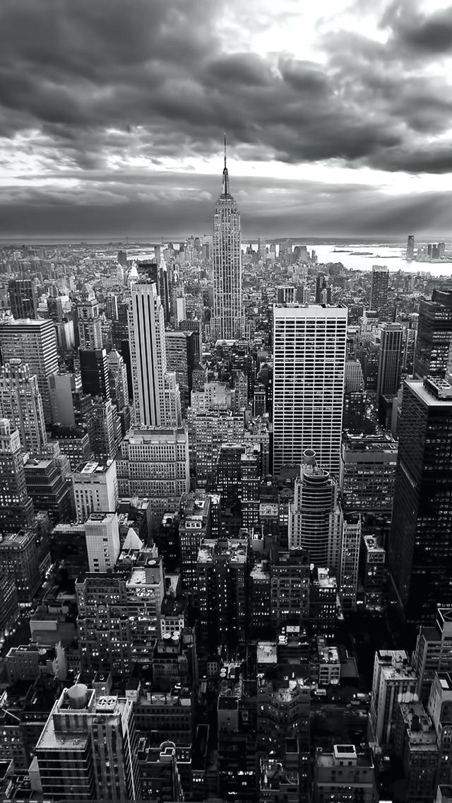 Black And White Wallpapers New Empire State Building - New York City - HD Wallpaper 