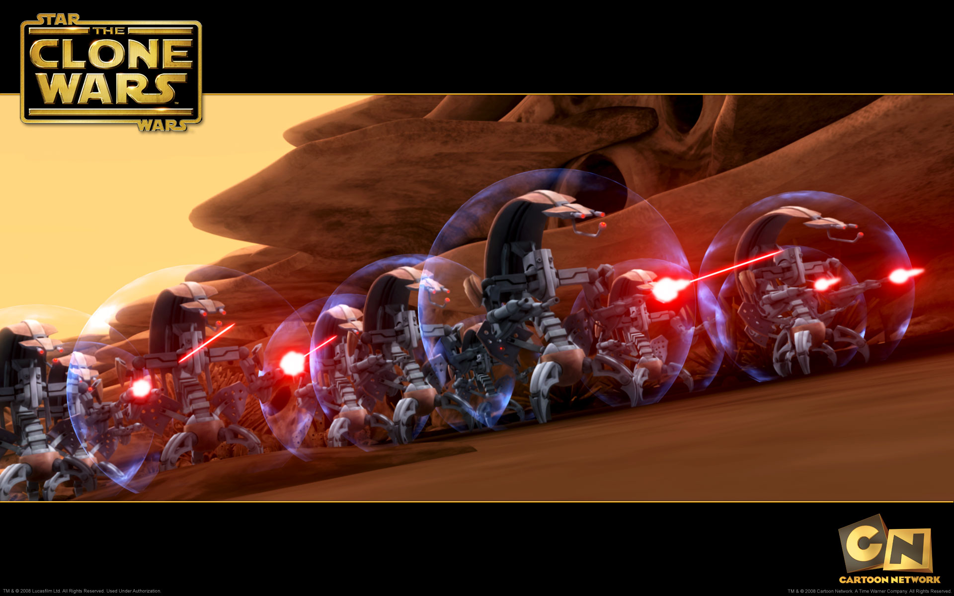 Destroyer Droids Clone Wars - HD Wallpaper 