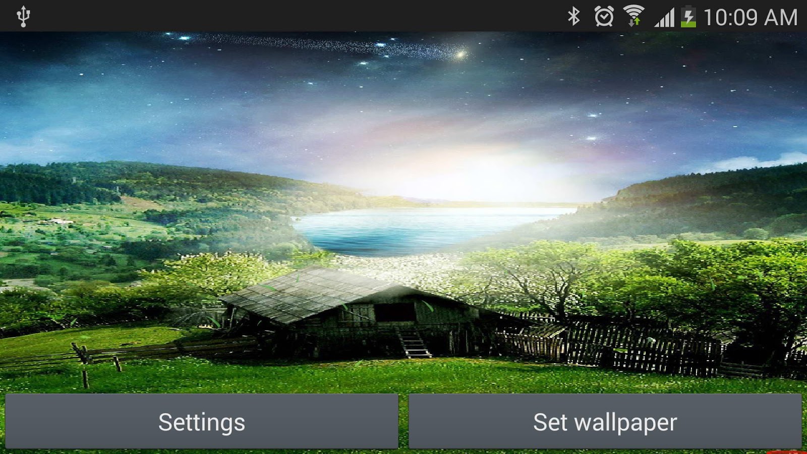 Go Launcher Ex Live Wallpaper App For Android - 美景 桌布 流星 - HD Wallpaper 