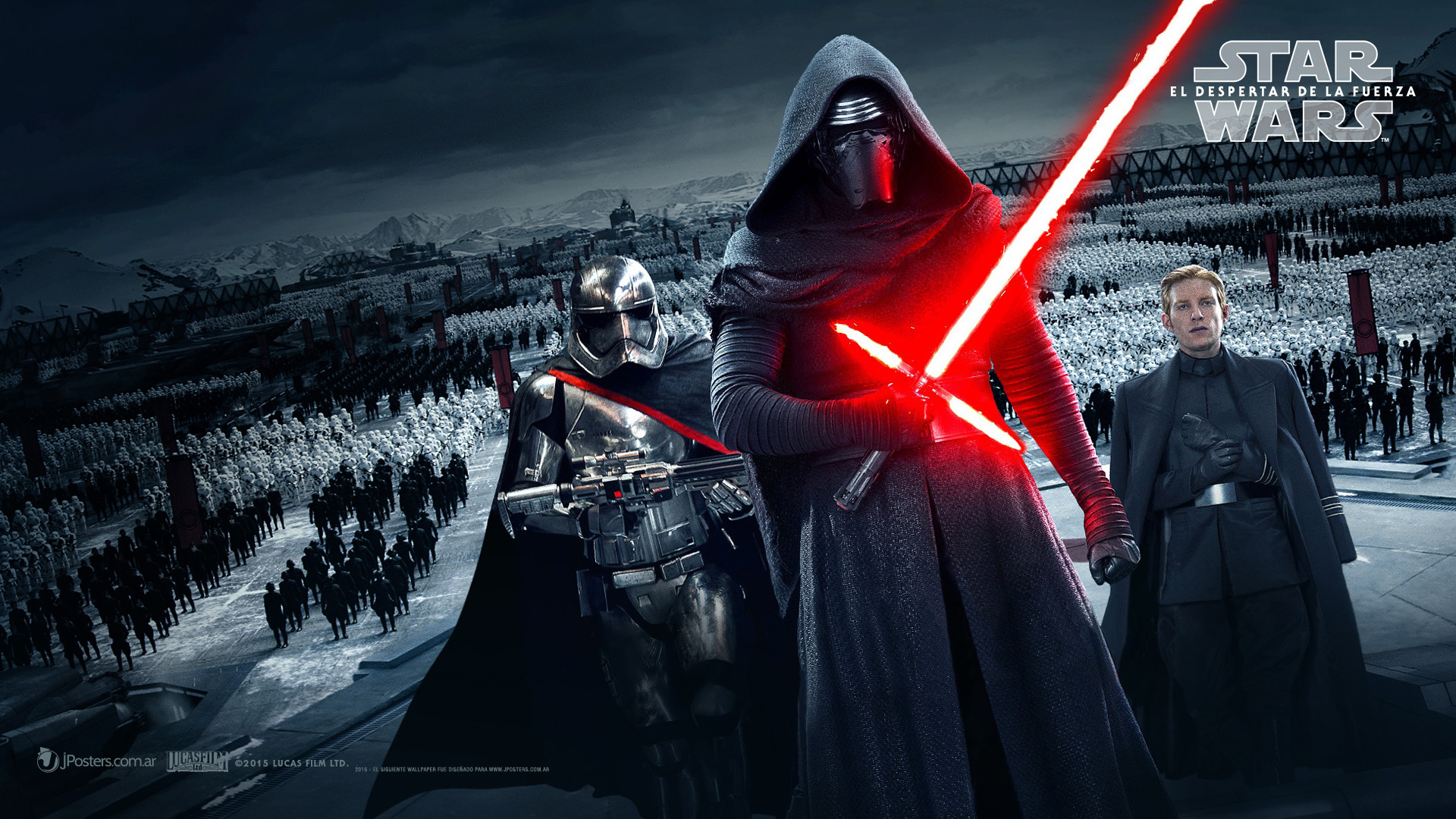 The First Order 
 Data-src - Star Wars The Force Awakens - HD Wallpaper 