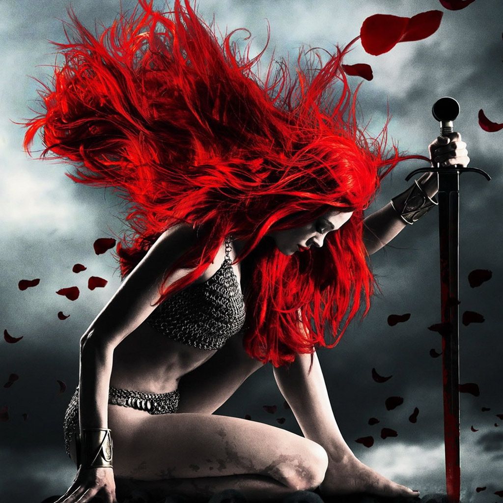 Warrior Girl Red Hair - HD Wallpaper 