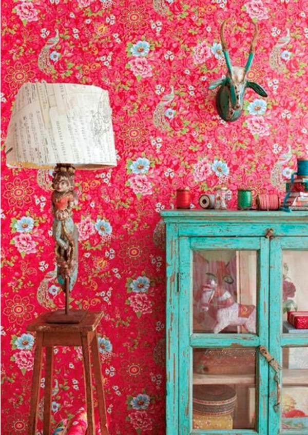 Living Room Wall Design Ideas - Vintage Wallpaper Ideas - HD Wallpaper 