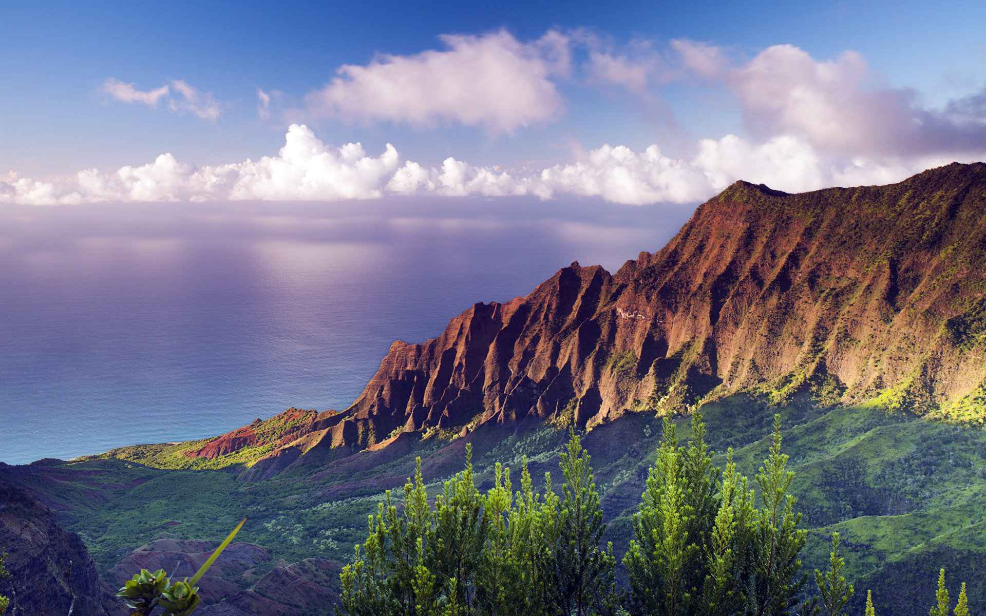 Download Hd Hawaii Pc Background Id - Kalalau Valley - HD Wallpaper 