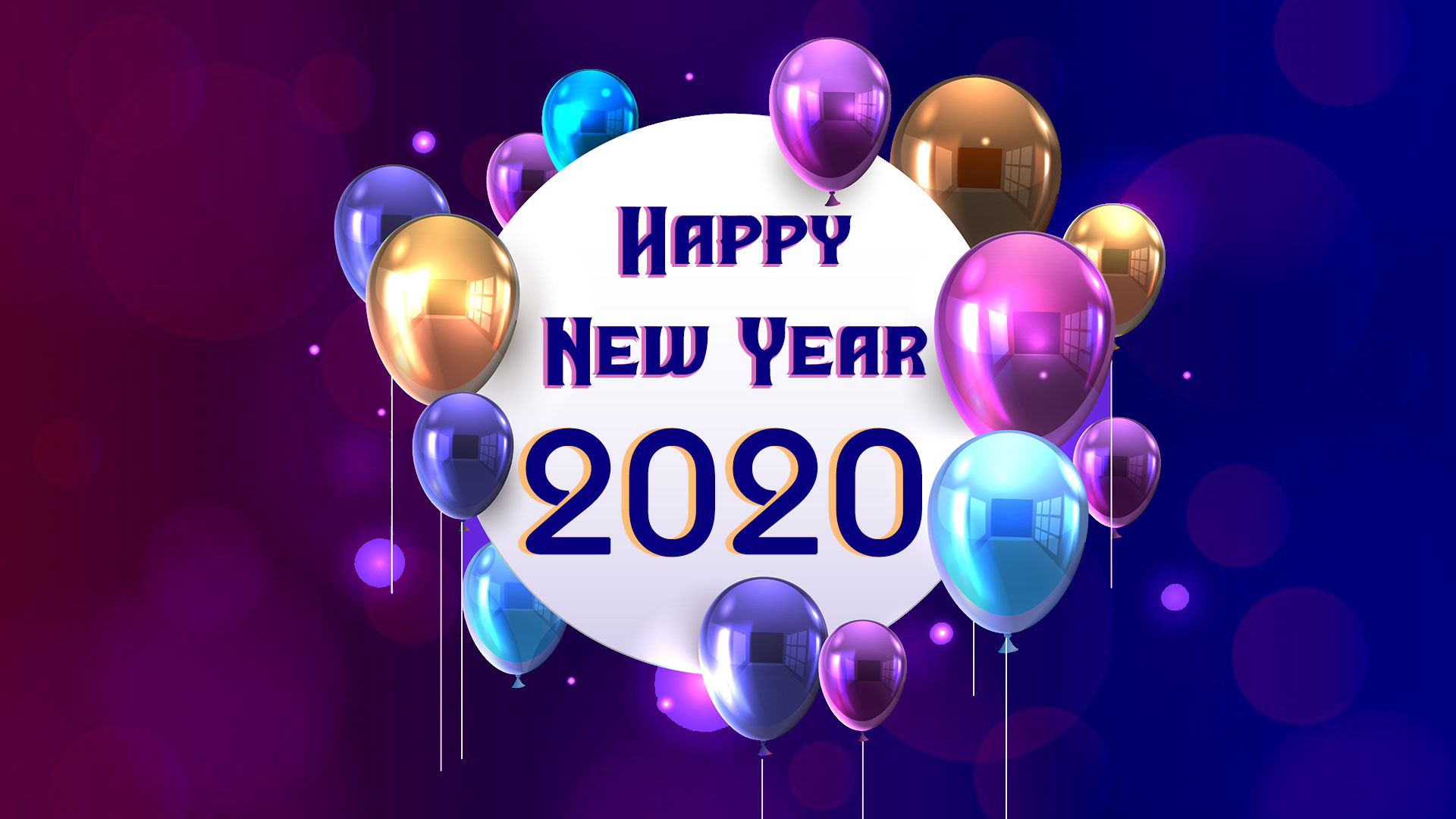 Happy New Year Greetings - Hd Wallpaper 2020 - HD Wallpaper 