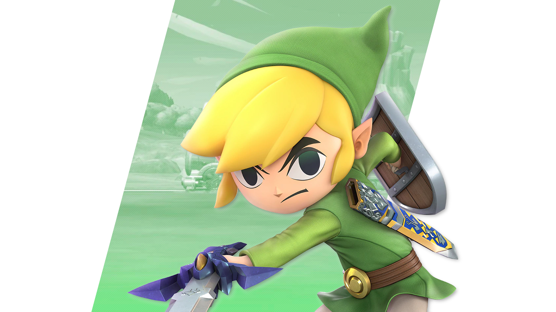 Toon Link Smash Ultimate Png - HD Wallpaper 