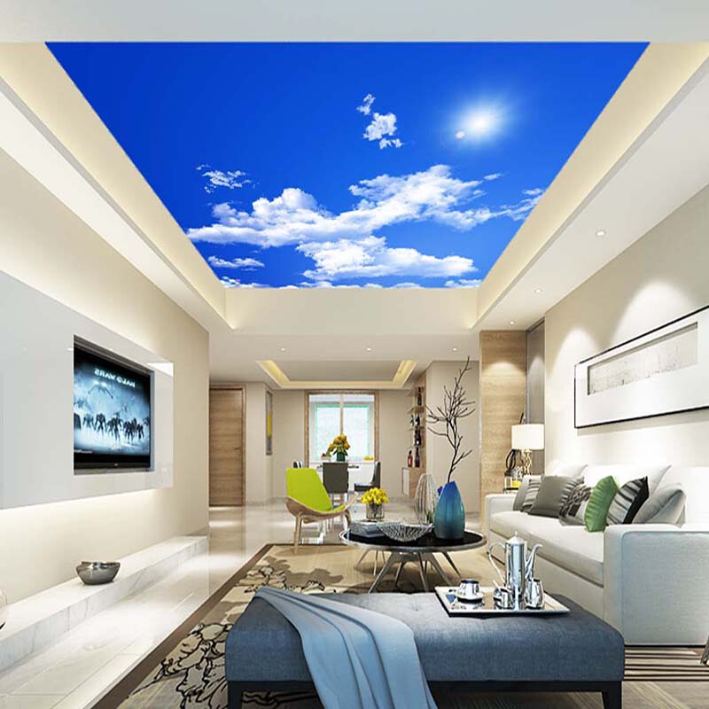 Bedroom 3d Wallpaper For Ceiling Roof - HD Wallpaper 