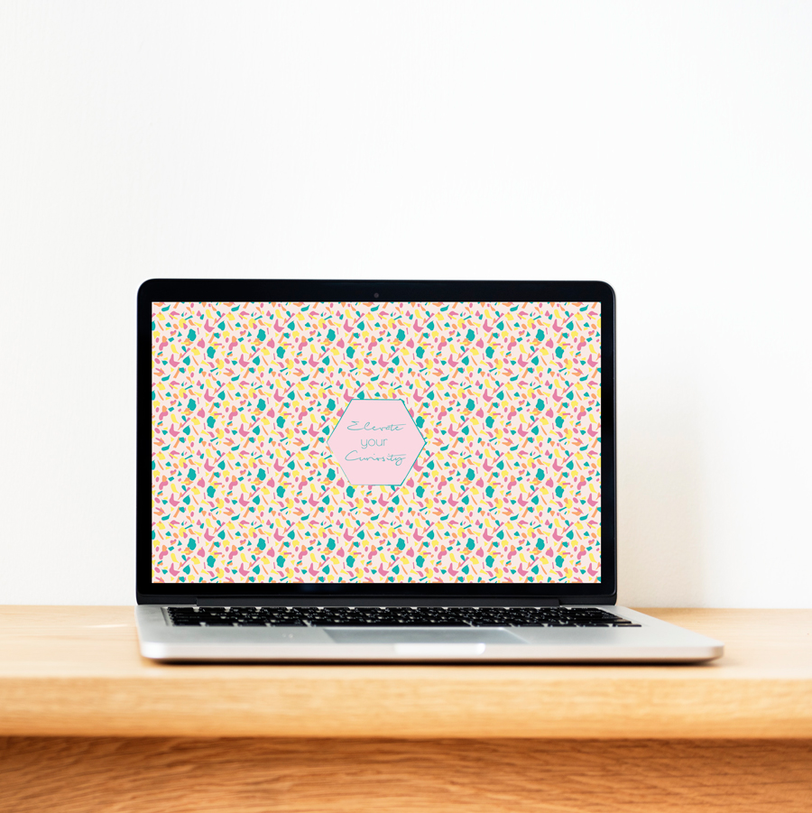 Free Computer Terrazzo Wallpaper Background By Arnold - Website - HD Wallpaper 