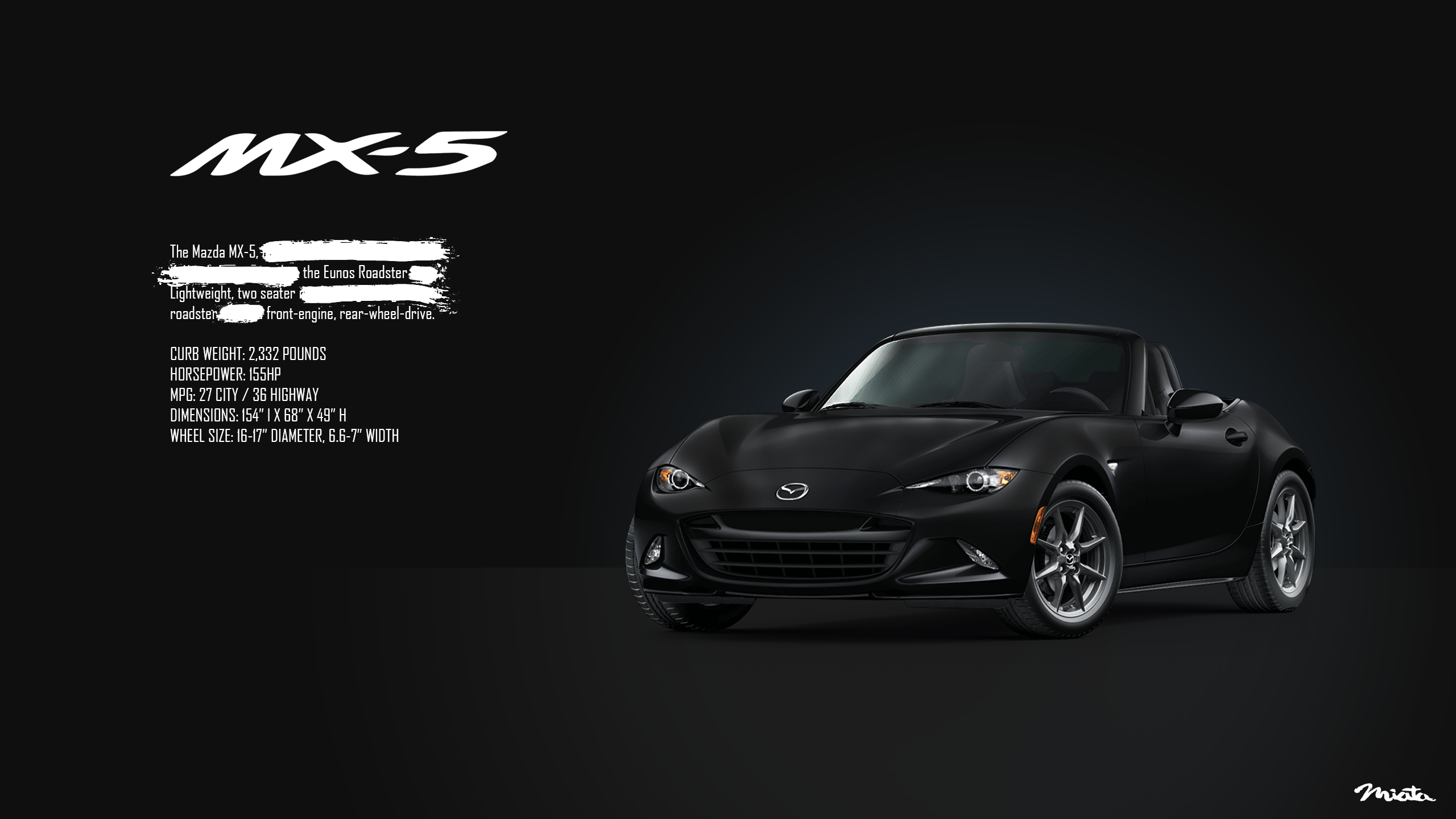 Mazda Mx 5 Miata 2560x1440 Wallpaper Teahub Io