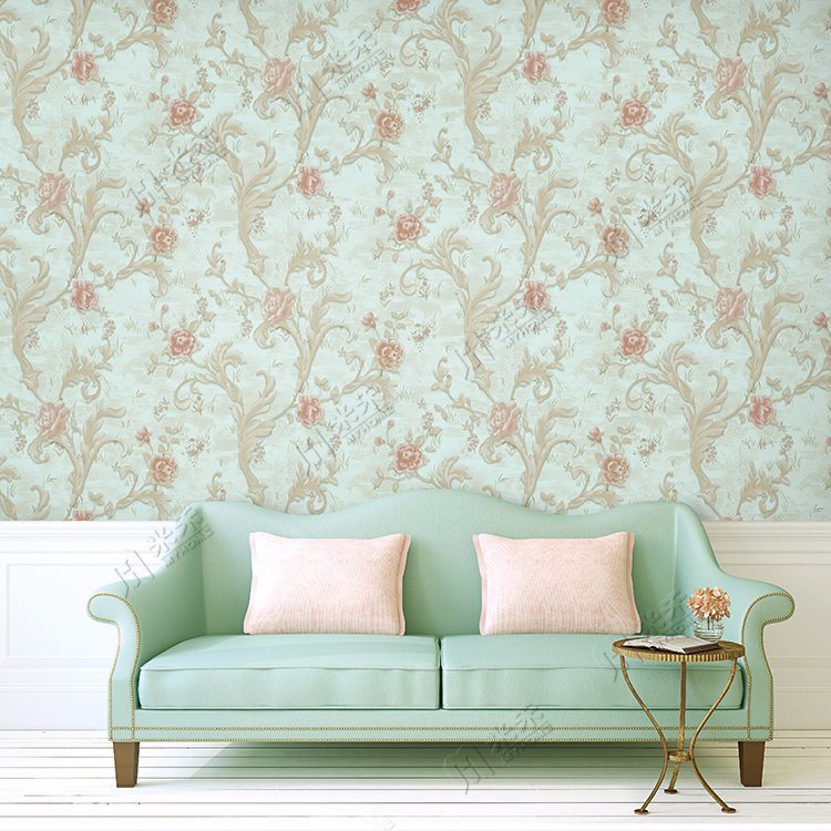 Myhome Top Selling Damask Vinyl Wallpaper Classic Wall - HD Wallpaper 