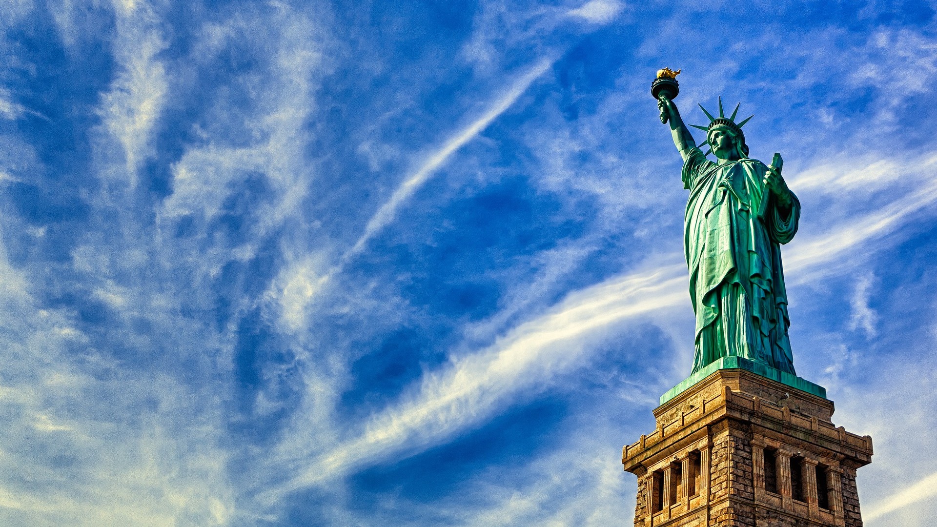 Statue Of Liberty Desktop Wallpaper 48968 50605 Hd - Statue Of Liberty - HD Wallpaper 
