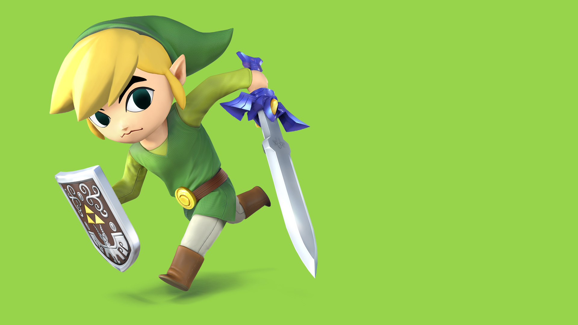 Toon Link Render Smash 4 - HD Wallpaper 