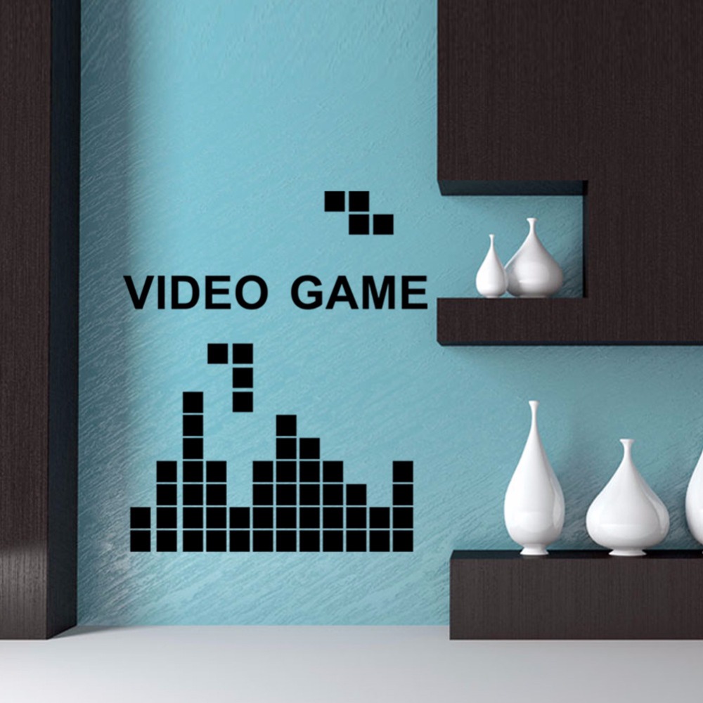 Cartoon Tetris Video Game - HD Wallpaper 