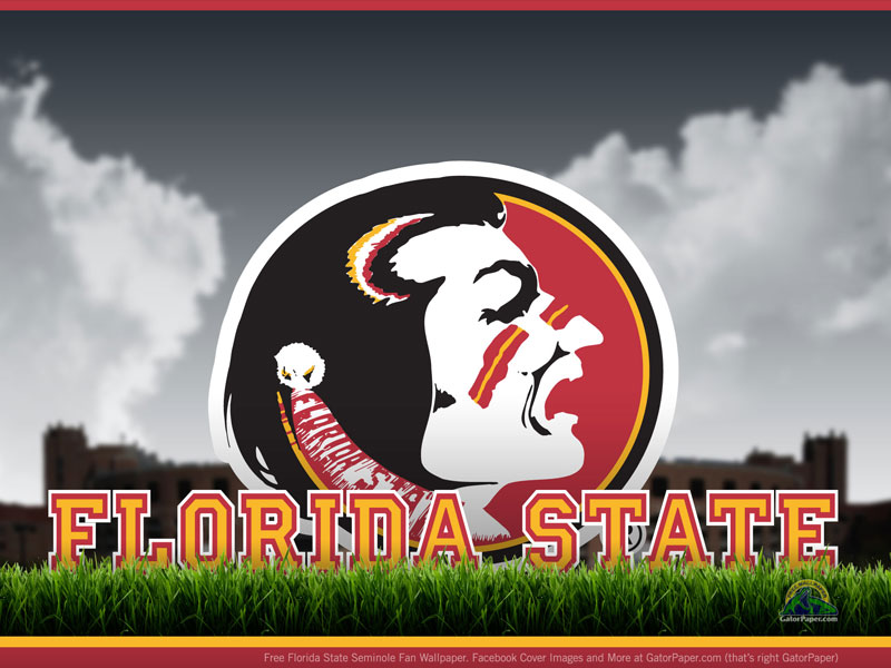 Florida State Desktop Wallpaper - Logo Florida State Seminoles - HD Wallpaper 