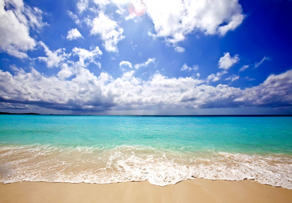 Pretty Beach Tumblr Caribbean Beach Wallpaper Florida - Caribbean Sea Beach Background - HD Wallpaper 