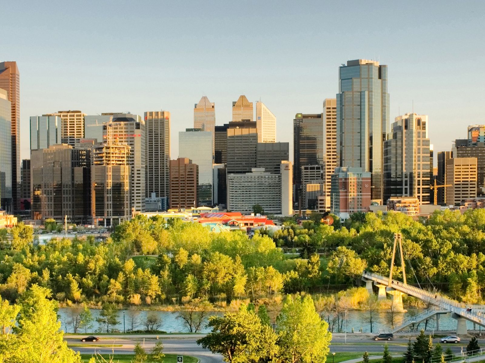 Calgary Skyline - HD Wallpaper 