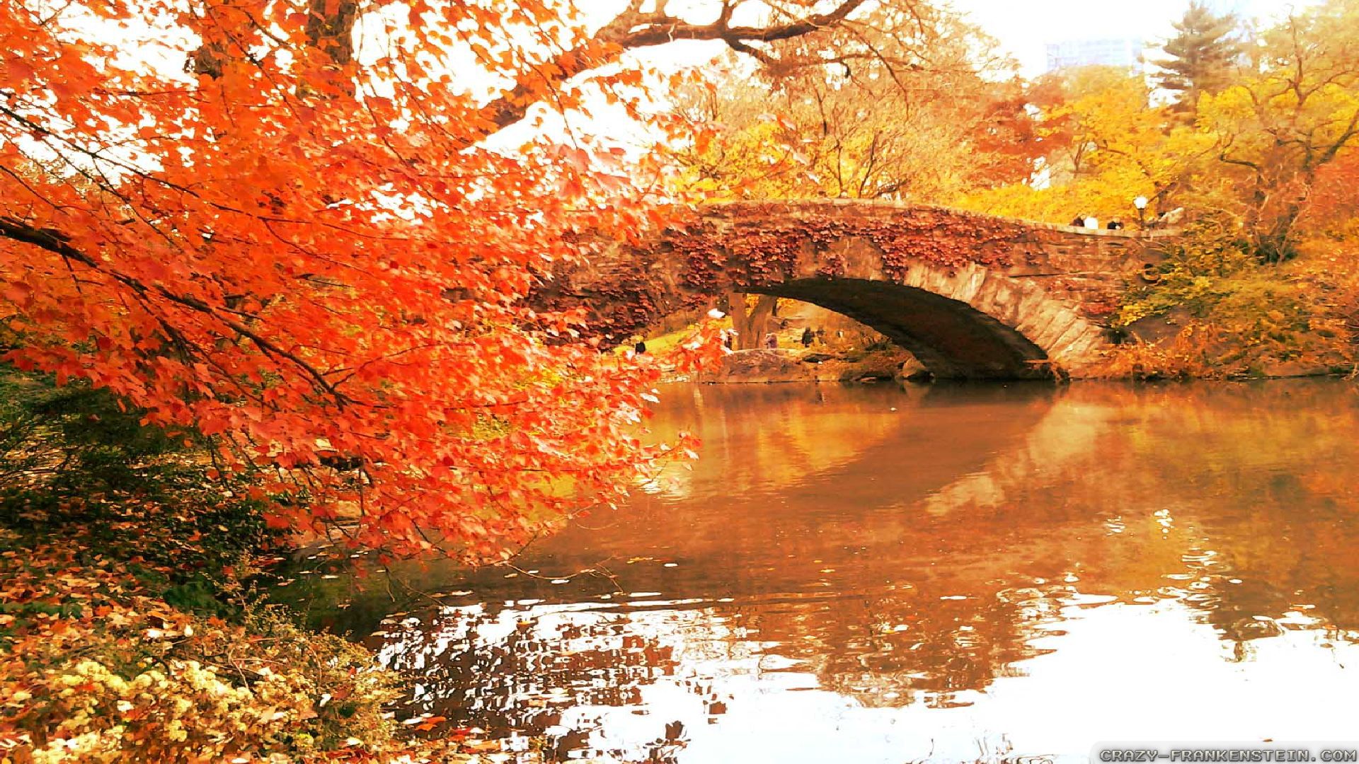 New York City Fall Computer - HD Wallpaper 