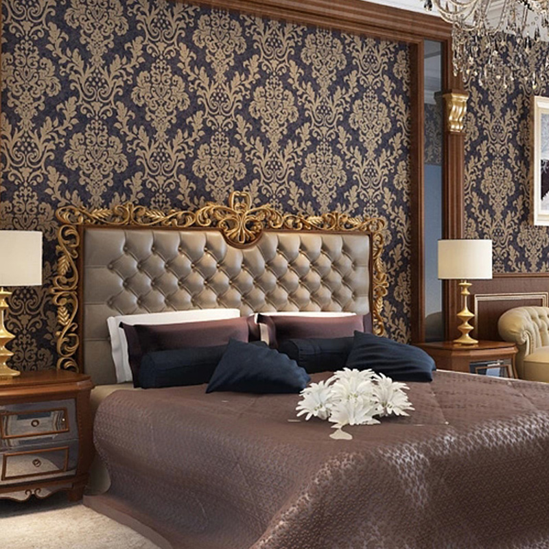 European Royal Style Damascus Wallpaper Living Room - Bedroom - 800x800  Wallpaper 