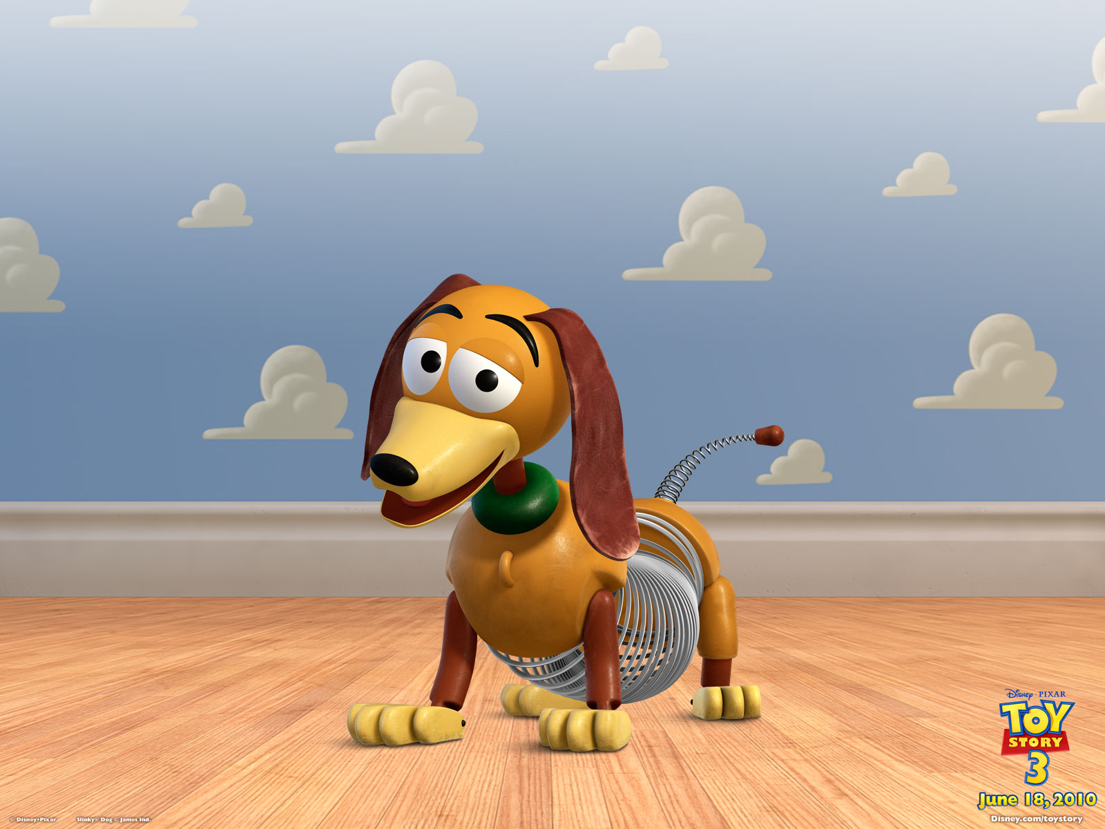 Toy Story 2 Slinky Dog - Original Toy Story Slinky Dog - HD Wallpaper 