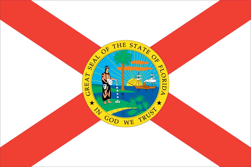 Florida Wallpaper - Florida State Flag Color - HD Wallpaper 