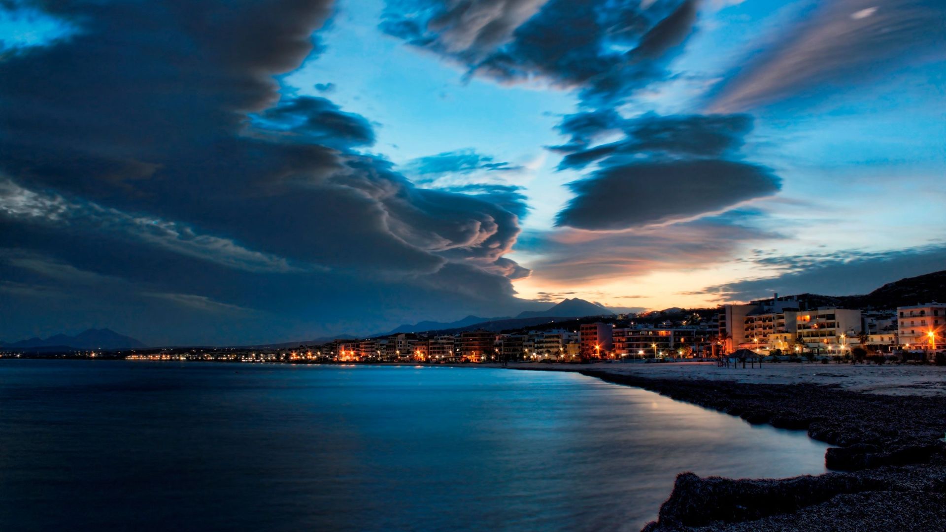 Night Sky Wallpaper Beach - HD Wallpaper 