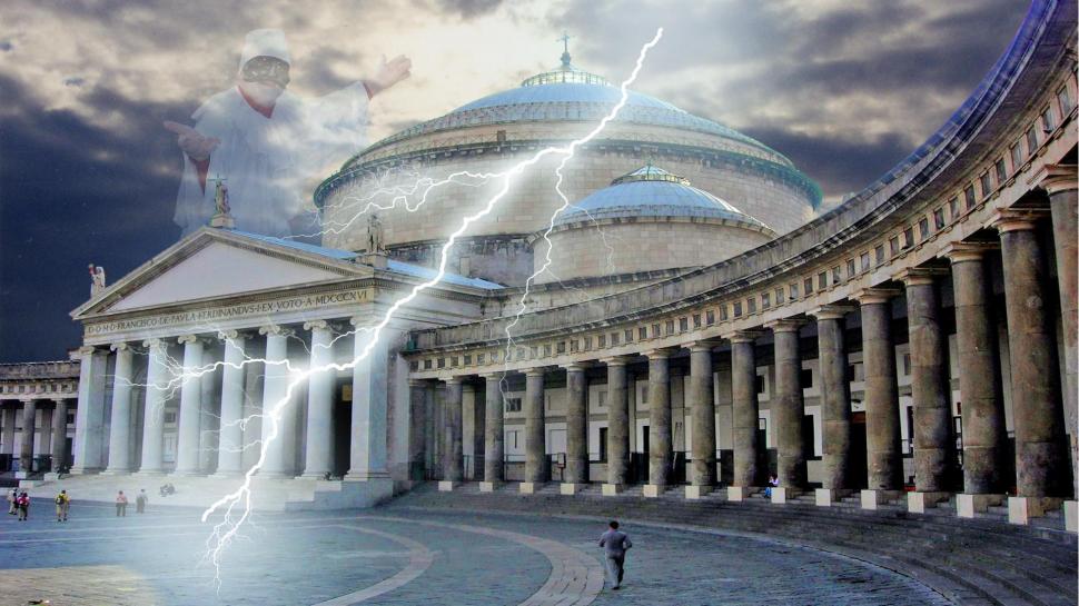 Napoli Piazza Del Plebiscito Wallpaper,architettura - S.s.c. Napoli - HD Wallpaper 
