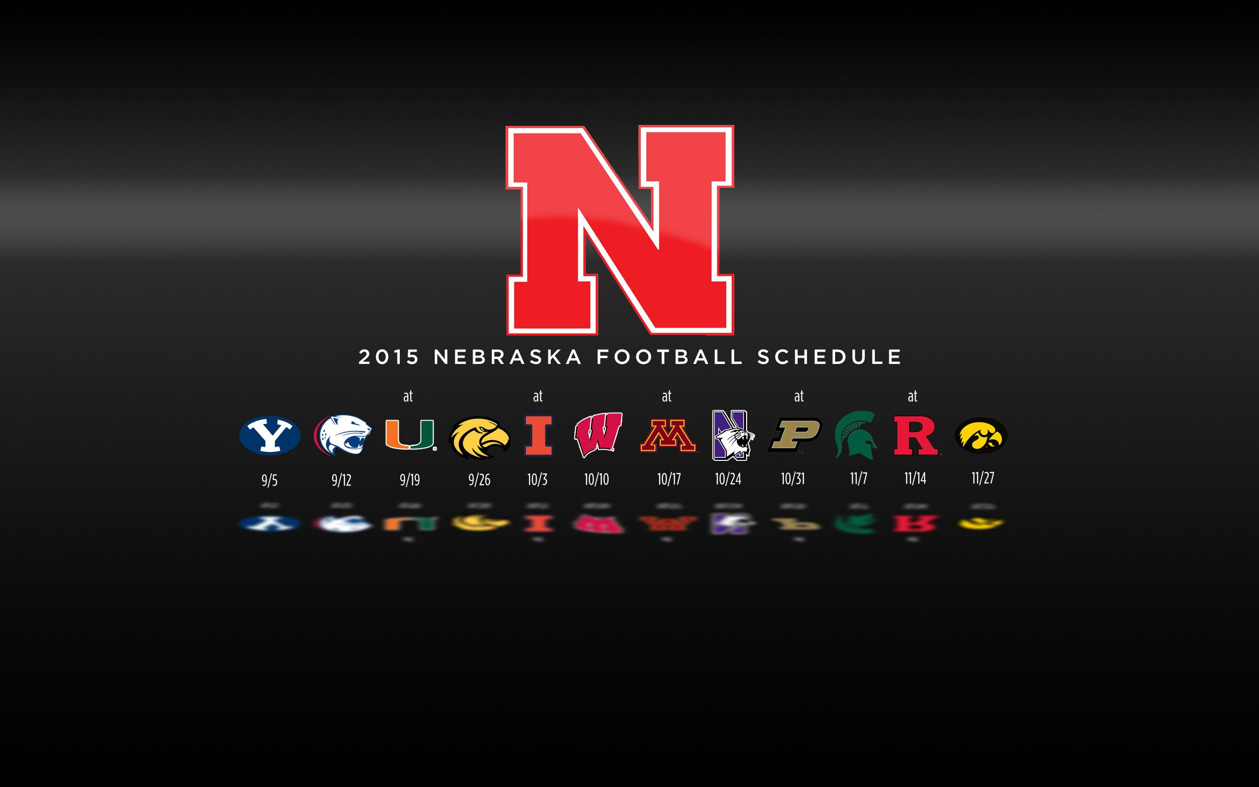 2560x1600, Desktop For Nebraska Football Schedule Husker - Nebraska Cornhuskers - HD Wallpaper 