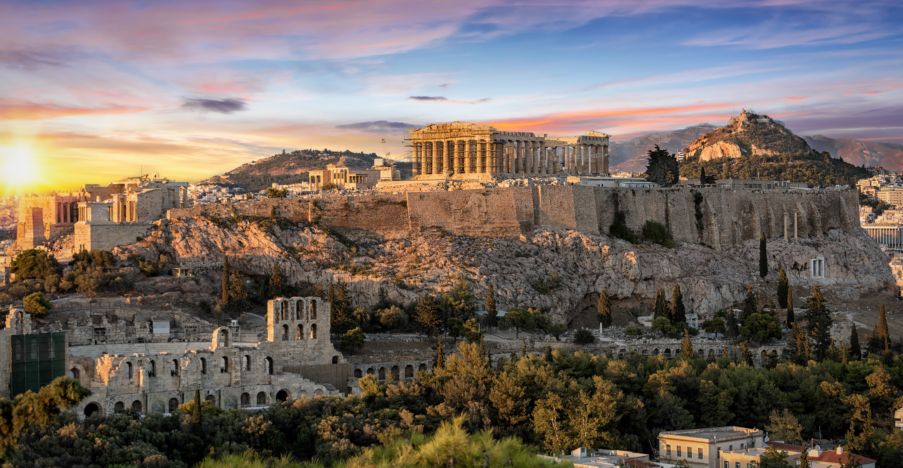 Acropolis Of Athens - HD Wallpaper 