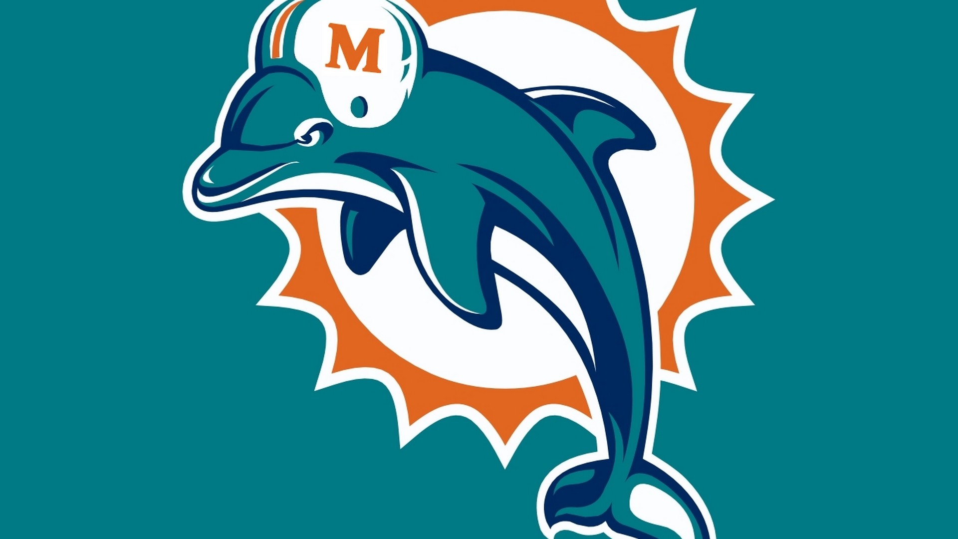 Windows Wallpaper Miami Dolphins With Resolution Pixel - Miami Dolphin Old Logo - HD Wallpaper 