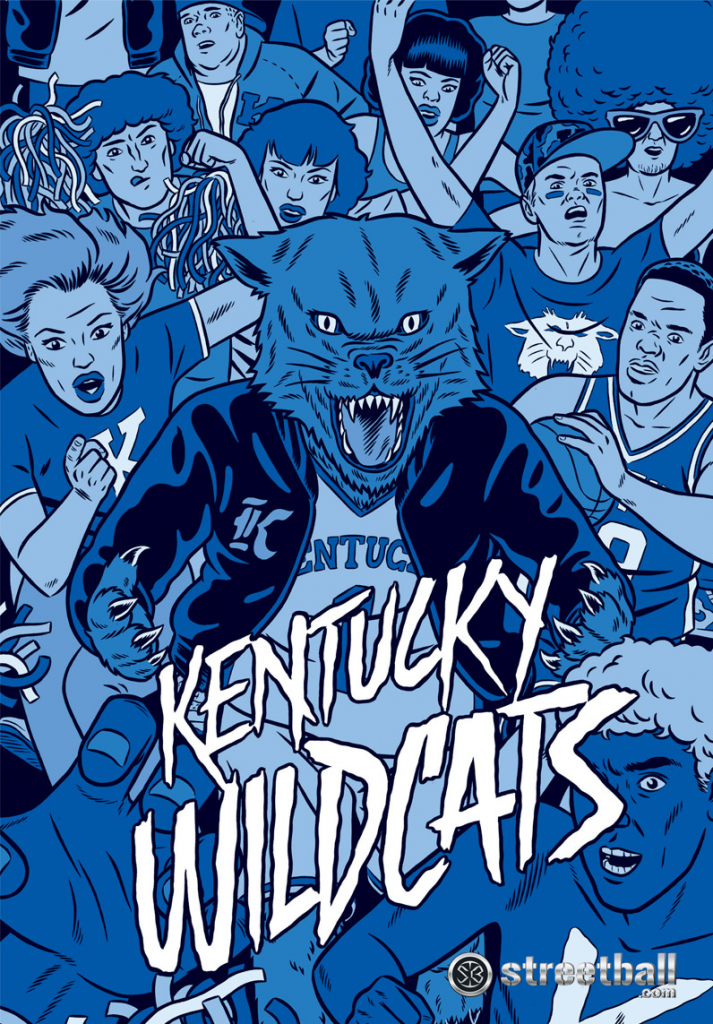 Ncaa Basketball Wildcats Cartoon Iphone Wallpaper - University Of Kentucky Iphone - HD Wallpaper 