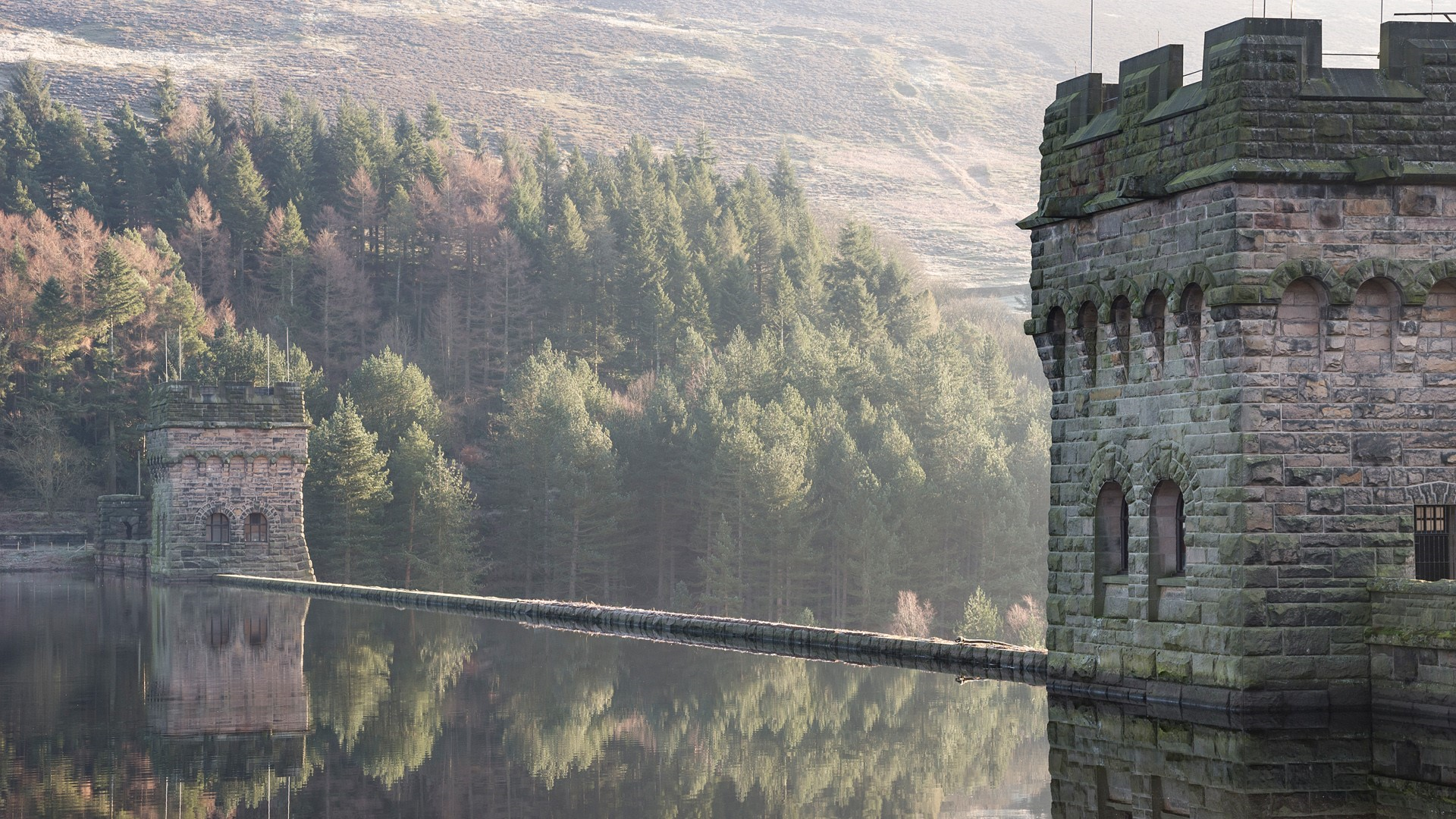 Derwent Reservoir - HD Wallpaper 