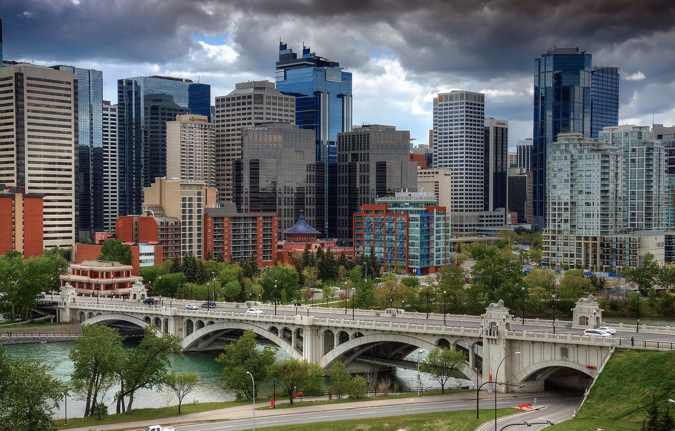 Photo Wallpaper Canada, Albert, Calgary, Calgary - Calgary - HD Wallpaper 