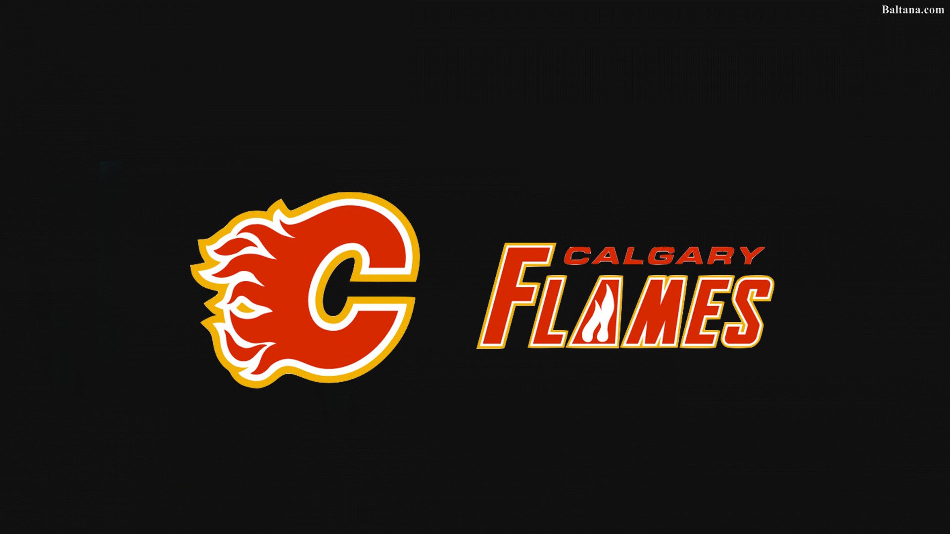 Calgary Flames Background Wallpaper - Calgary Flames Wall Paper - HD Wallpaper 