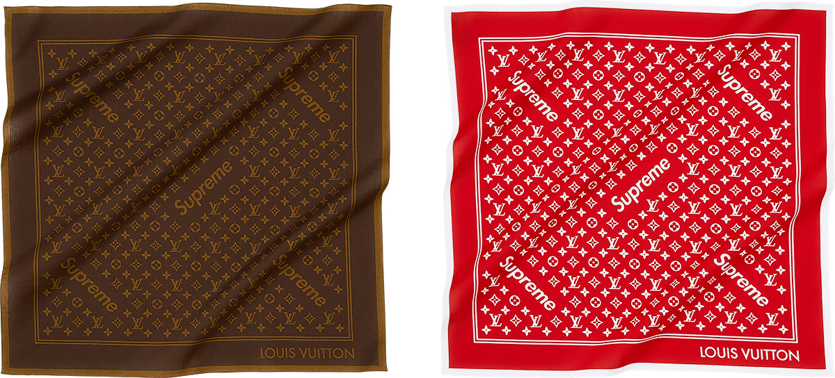 Supreme Louis Vuitton Bandana - HD Wallpaper 