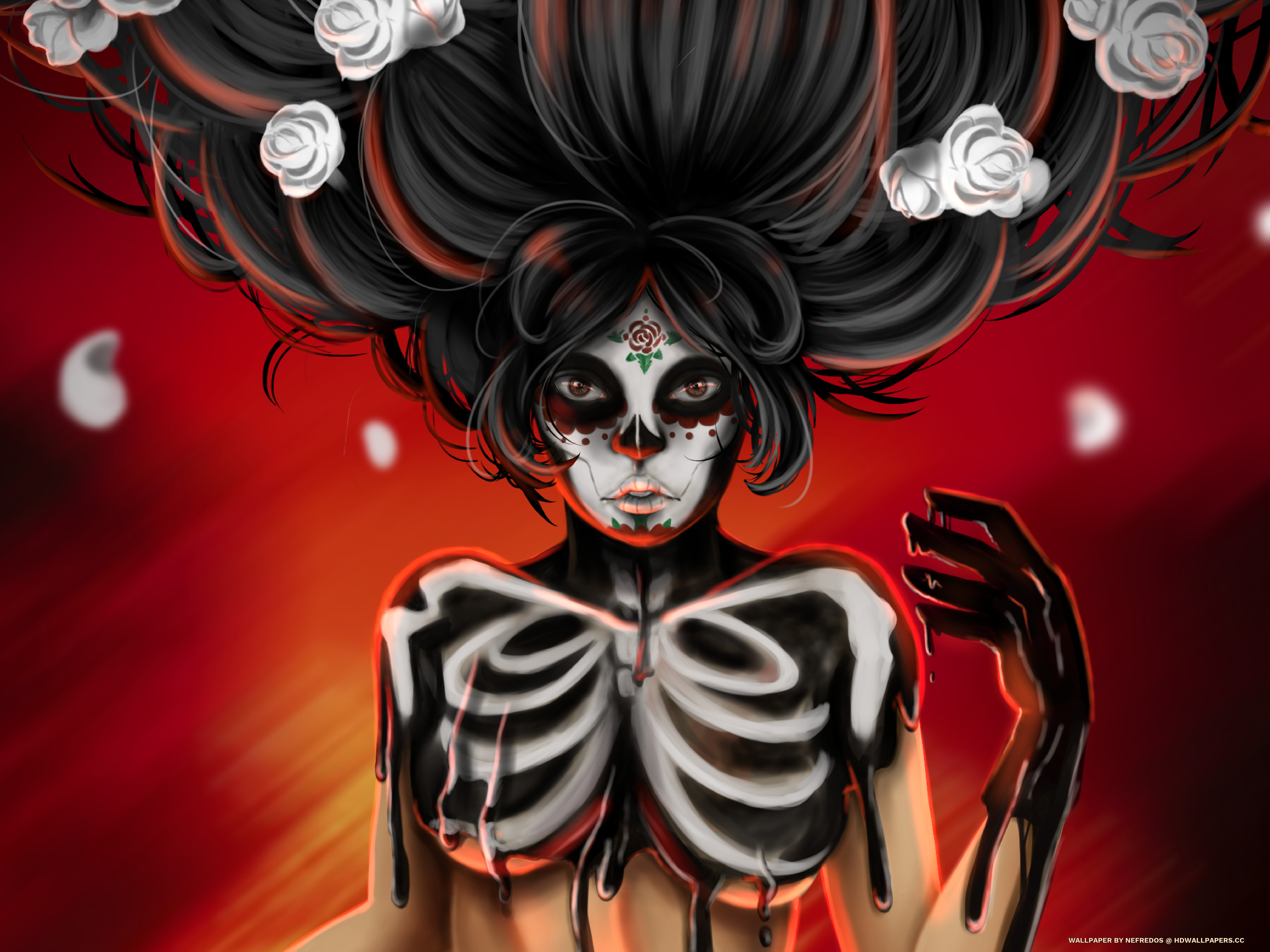 Fondo De Pantalla Dia De Los Muertos - HD Wallpaper 