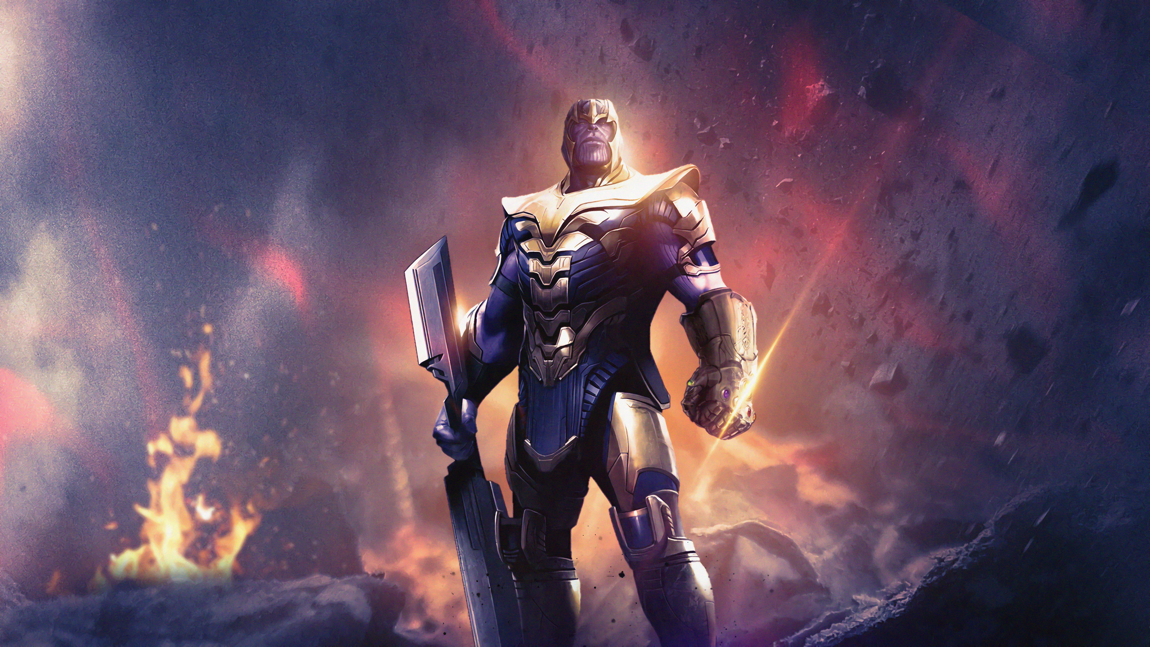 Thanos Endgame Wallpaper 4k - HD Wallpaper 
