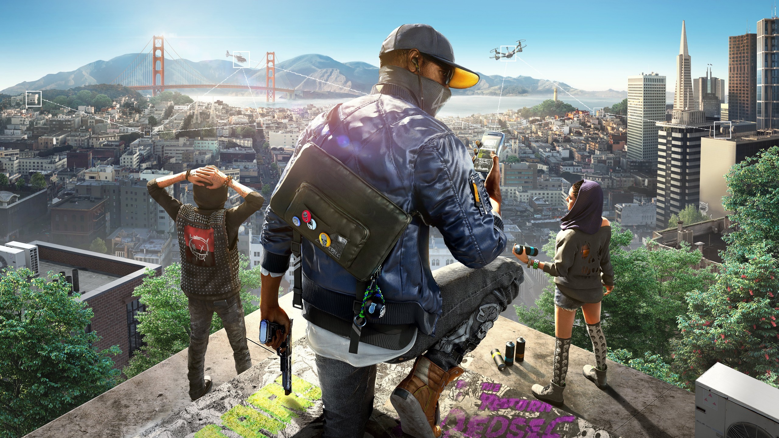 X - Watch Dogs 2 Wallpaper 4k - HD Wallpaper 