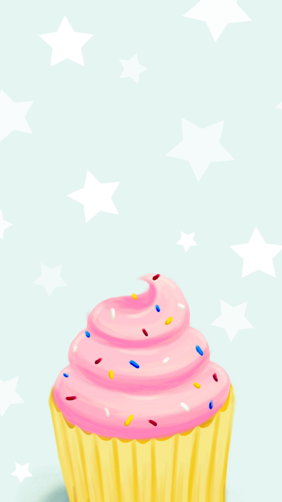 1080x1920, Res - Cupcakes Cartoon - HD Wallpaper 