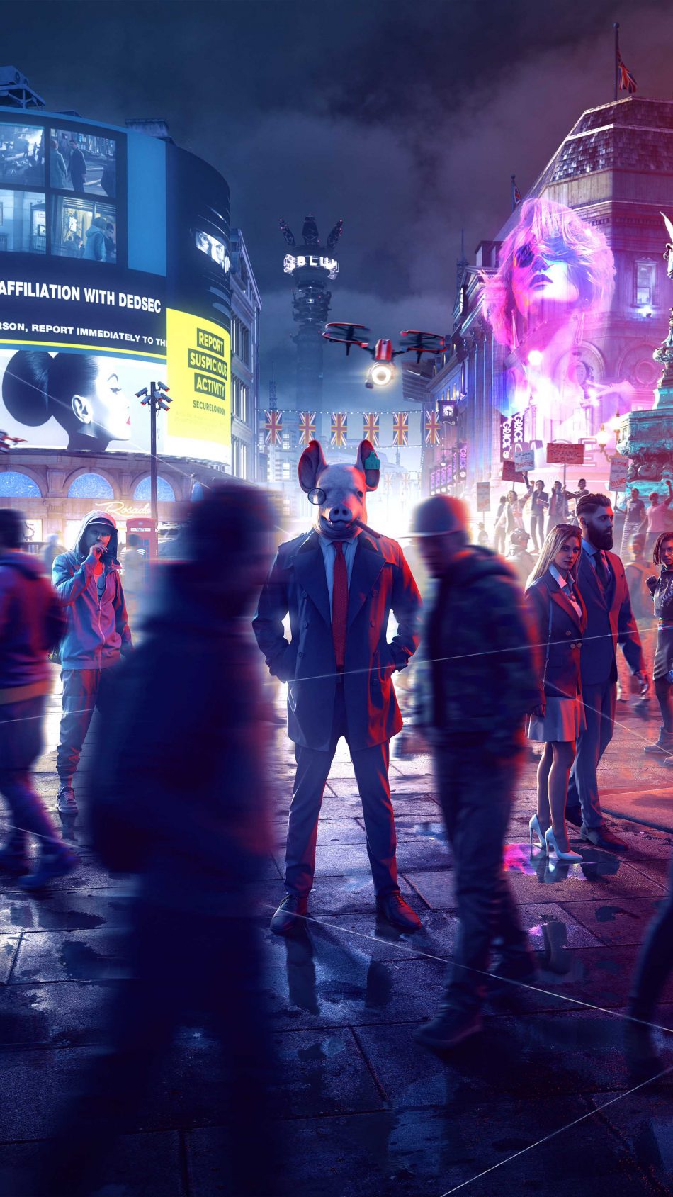 Watch Dogs Legion 2019 4k Ultra Hd Mobile Wallpaper - Watch Dogs Legion Phone - HD Wallpaper 