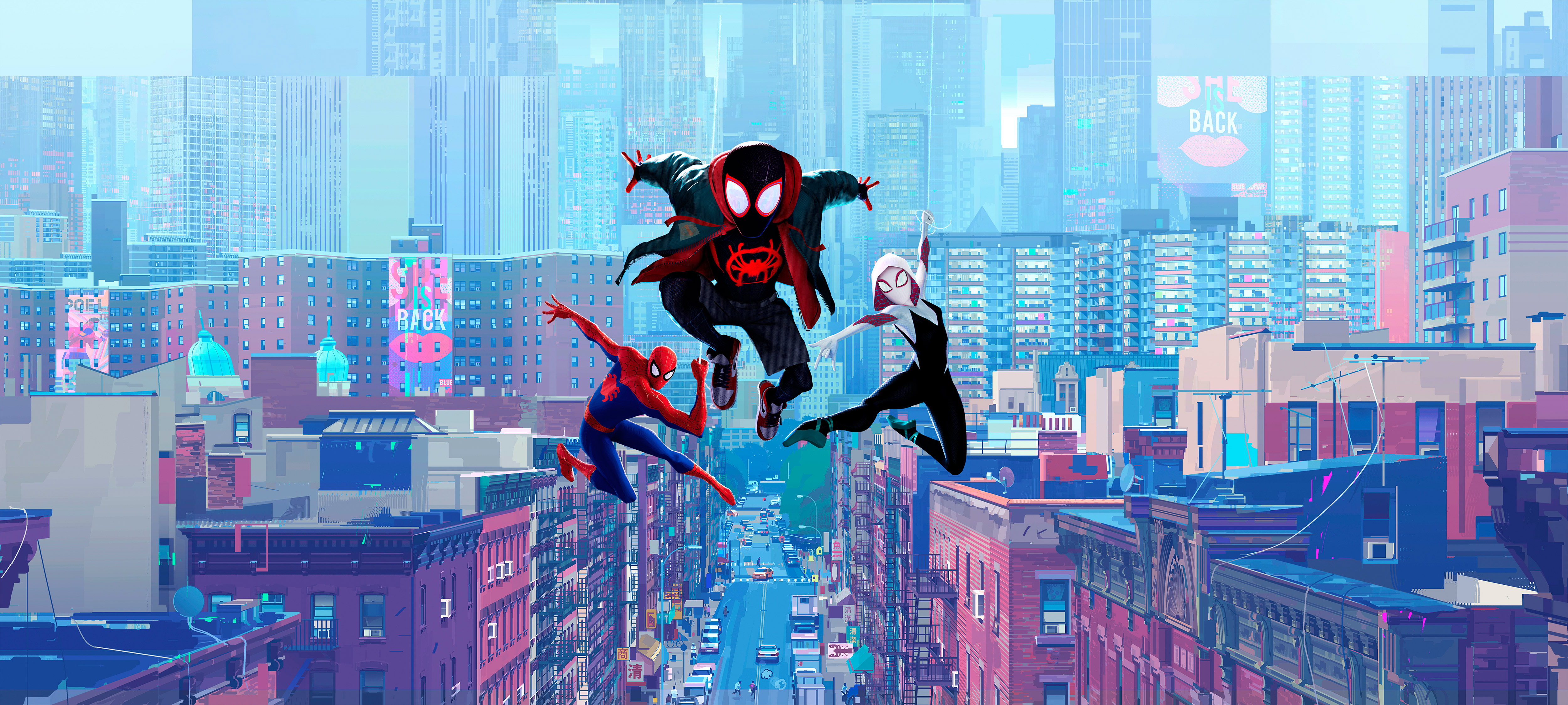 Spider Man Into The Spider Verse 4k - HD Wallpaper 