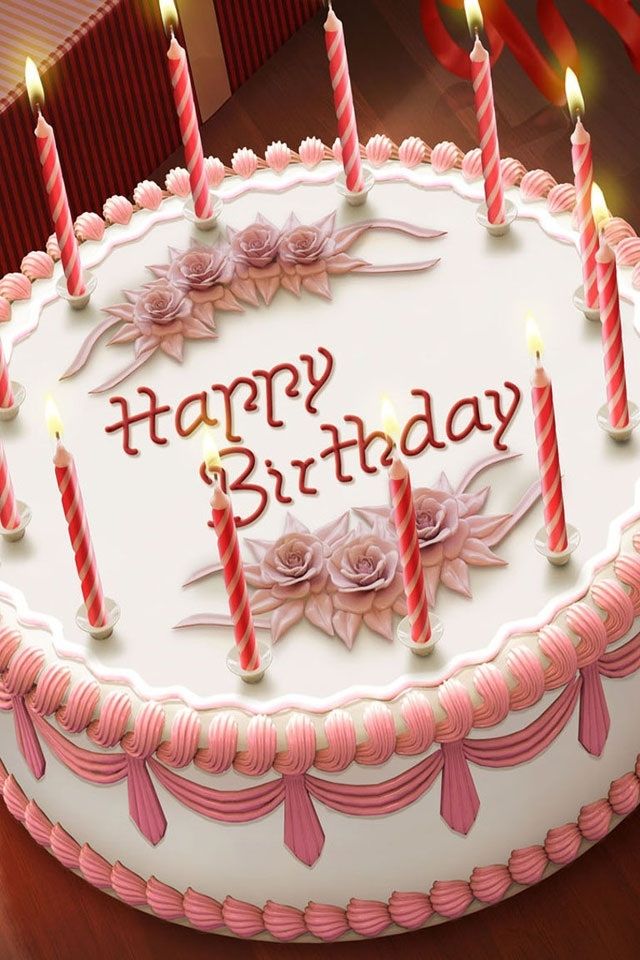 Happy Birthday Wallpaper - Birthday Cake Wallpaper Download - 640x960  Wallpaper 