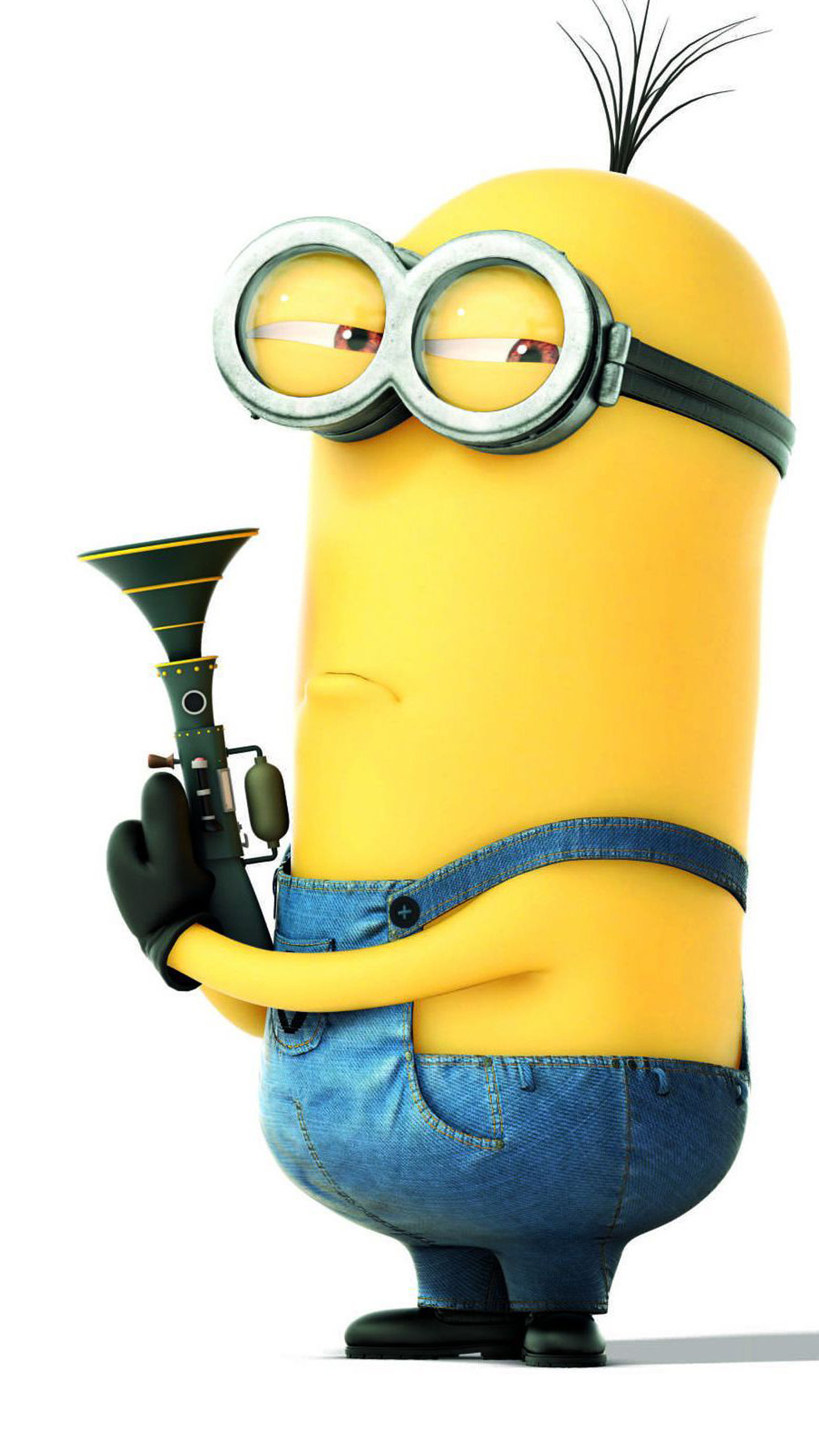 Free Minion Wallpaper Android For Samsung Galaxy S7 - Minion With Gun Png - HD Wallpaper 